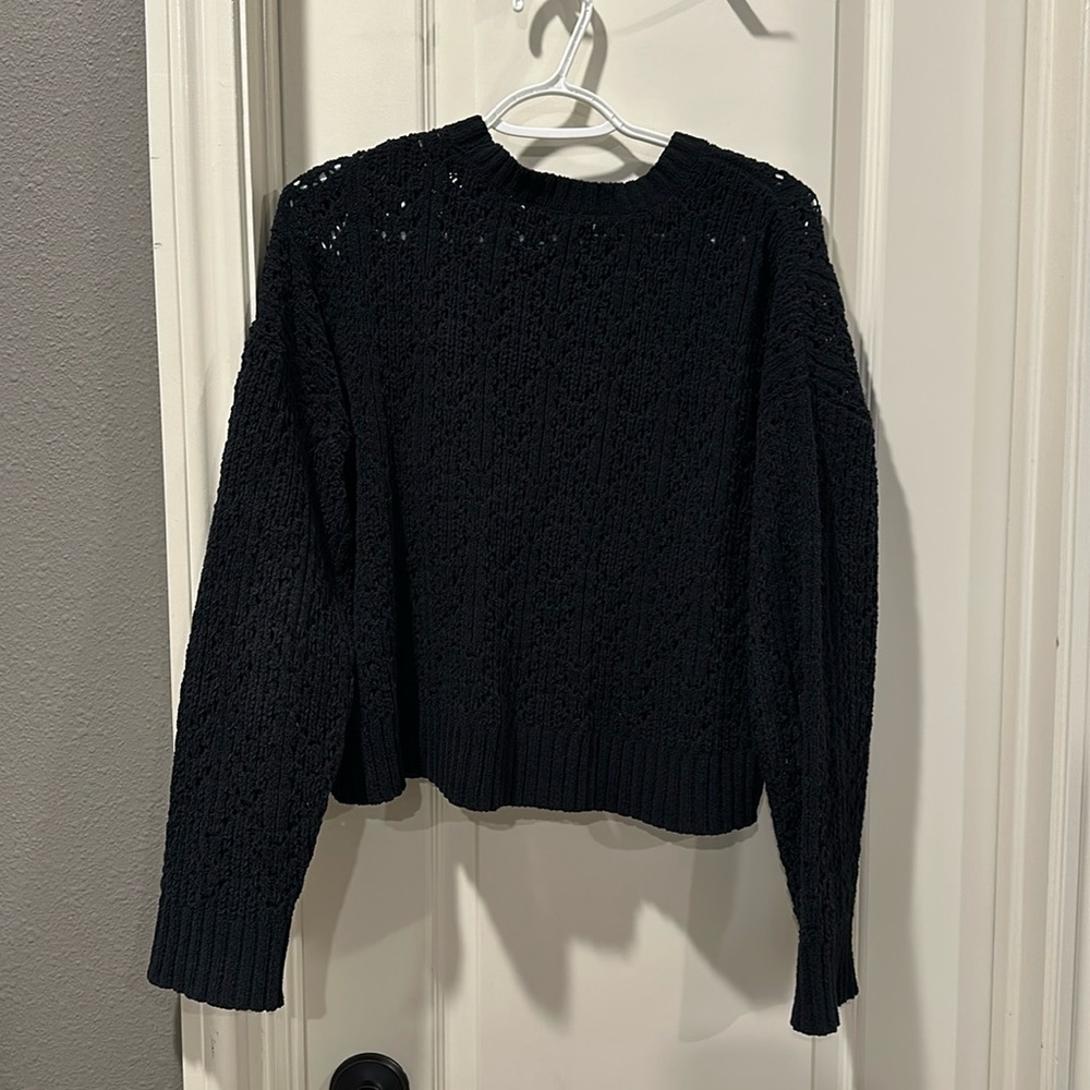 American Eagle Crop Knit Sweater